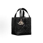 DIOR Toujours Indigenous bag, basket bag, single-shoulder crossbody bag, handbag, small size for women, black